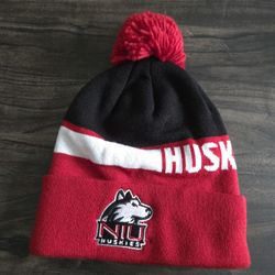 NIU Huskies Pom Beanie By Adidas OS