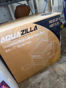 Aqua Zilla Decorative Metal Cabinet Hose Reel