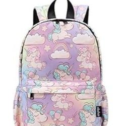 Unicorn Water Resistant Little Kid Toddler Backpack