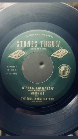 IF I GAVE YOU MY LOVE - MYRON & E The Soul Investigators 7’ RARE SOUL 45 RARE SWEET SOUL 45 Rare Oldies 45 