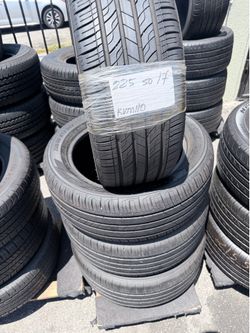 225/50/17 Kumho Set Of 4 Tires Like New 98% Tread Life Installed And Balanced // ¡Variedad De Llantas Como Nuevas Pregunte Por Su Medida!