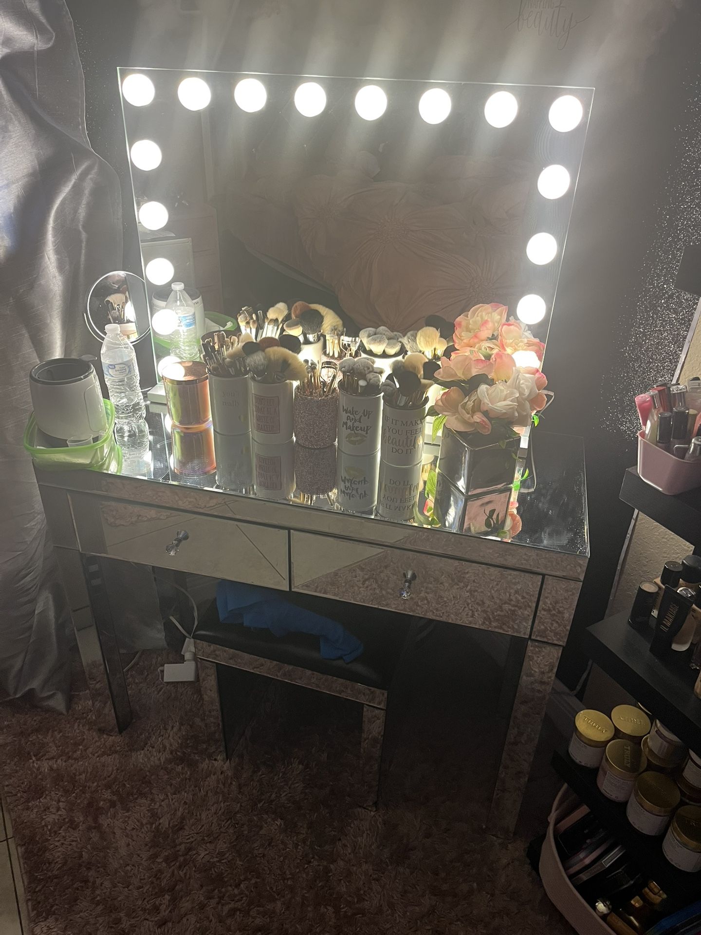 Vanity Desk + Mirror
