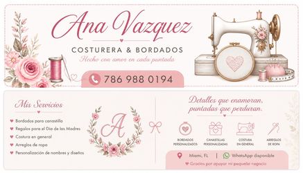 Costuras y Bordados