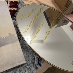 Wedding Or Party Mirror With Custom Lettering