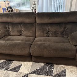Brown Reclining Couch