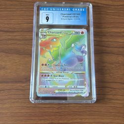 Pokemon Charizard Vstar Secret CGC 9
