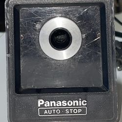 PANASONIC KP-77 ELECTRIC PENCIL SHARPENER AUTO STOP FAUX WOODGRAIN FINISH