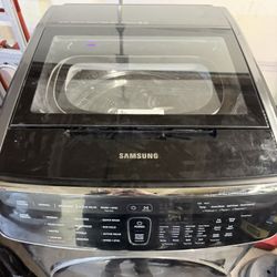 Samsung FlexWash Washer + Smart Gas Dryer