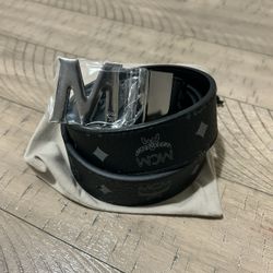 Black Mcm Belt Size 40