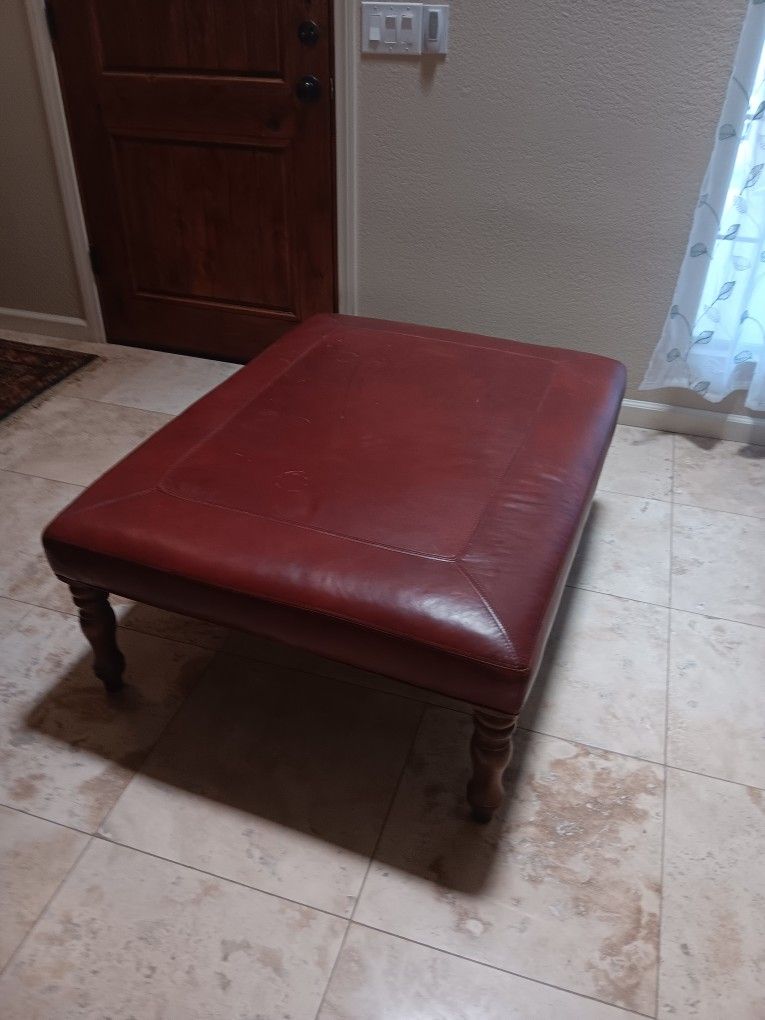 Light Leather Table
