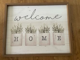 Wall Frame “welcome Home”