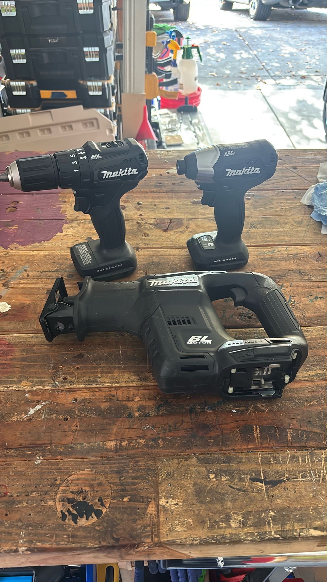 Makita 18v Subcompact hammer drill impact and reciprocating saw set