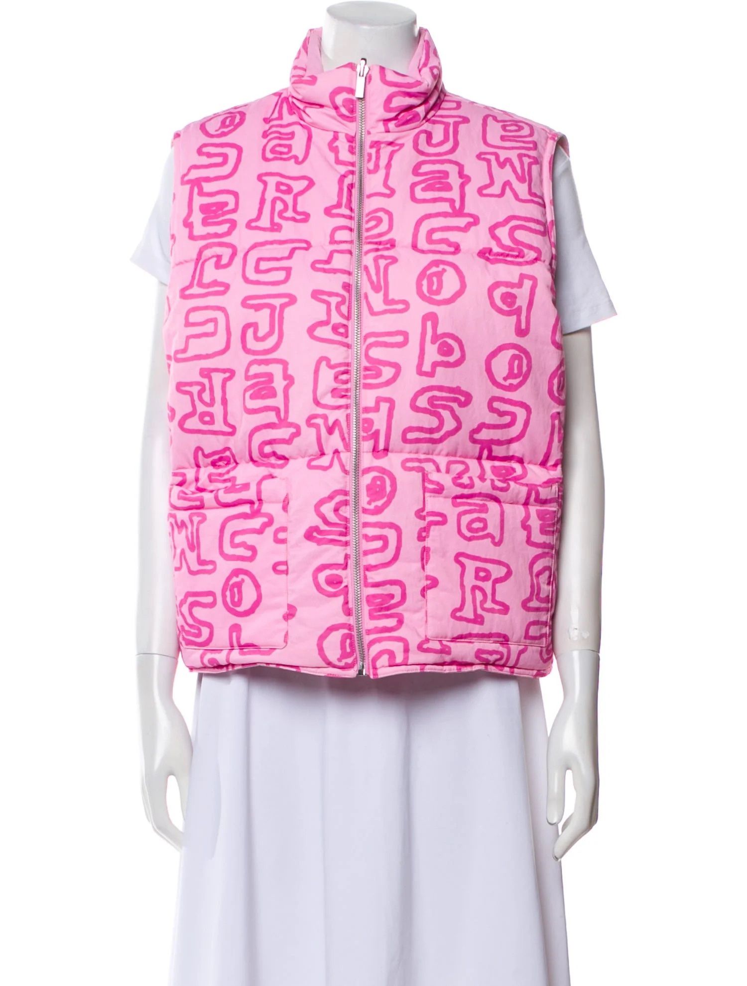 MARC JACOBS PINK HEAVEN PUFFER VEST