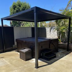 Contemporary Shade Cover, 11 Foot 6“ X 11‘ 6“ X 8‘ Tall 