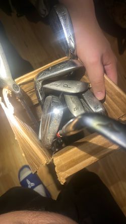 Golf clubs.