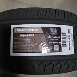 Brand New Tires (1) Pegasus HPX Sport (275/40ZR20XL) (Single) ($99)