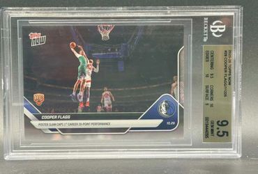 2025-26 TOPPS NOW #28 COOPER FLAGG ROOKIE RC BGS 9.5