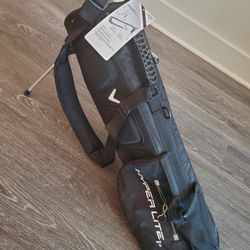 Callaway Golf Hyper Lite 1 Plus Pencil Bag 2017 Hyper-Lite 1 Single Strap Sunday Bag Black