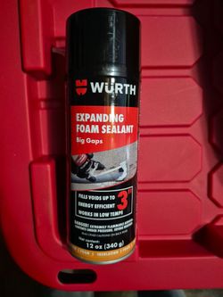 WURTH Expanding Foam Sealant Big Gaps 3 inch expansion