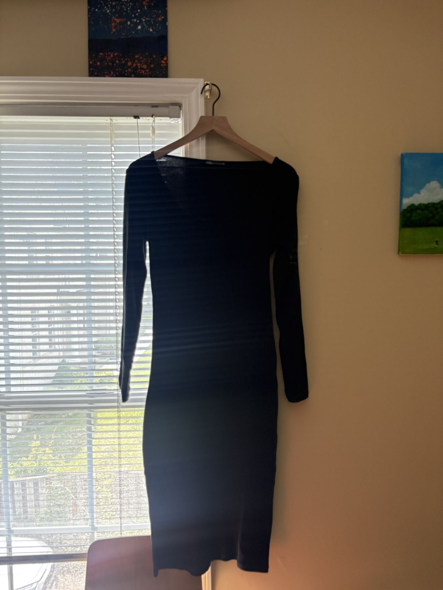 Zara Women’s Maxi Long Sleeve Dress