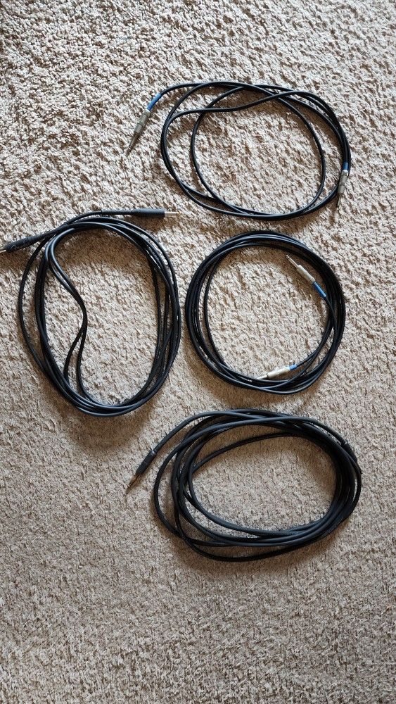 Instrument Cables (Assorted)