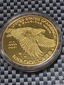 This One Is A Treasury Piece It's A Gold Color Collectors Collectable Coin (1(contact info removed))