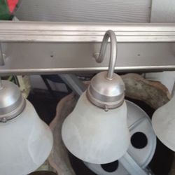 New! Bathroom Light Fixture $35.00 (Serious Buyers) Cash Only First Come First Served 