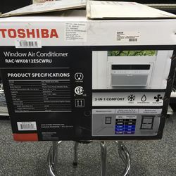 Toshiba 8000 BTU A/C With Remote And Bluetooth Capability 
