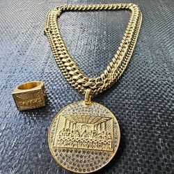 I Deliver I Ship 14k Gold Plated Chain Set