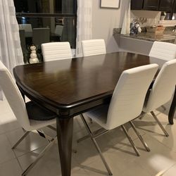 Espresso Dining Table Without Chairs 