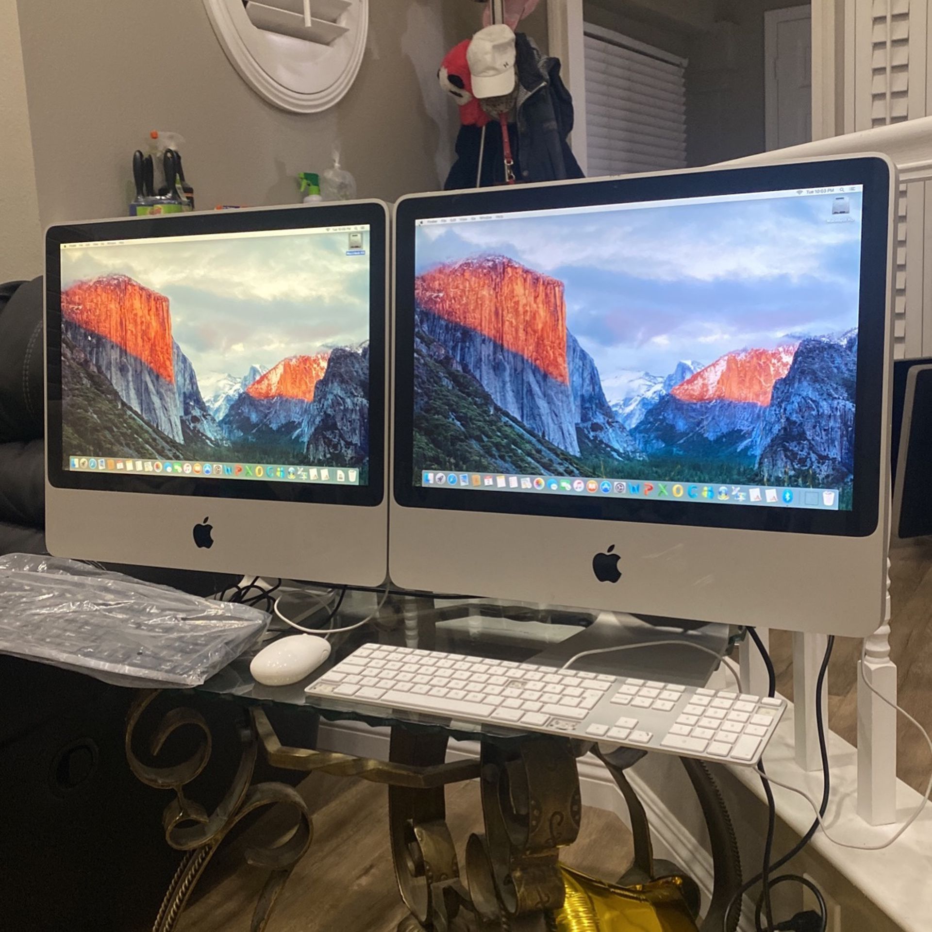 2x Beautiful 20” iMac All-In-One Desktop Computer MacOS 10.11.6