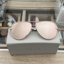 Quay High Key Dezi Rose Gold Sunglasses 