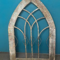Outdoor decor gothic/ Cathedral Arch window