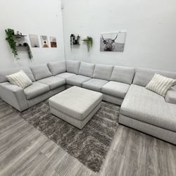 Gray Sectional Couch - Free Delivery