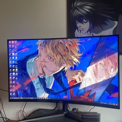 Acer 32 inch Curved 1440p 144hz monitor