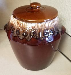 Karen Kale vintage drip cookie jar