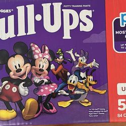 Huggies Pull Up Boy/girl 5-6t/84 Diapers 