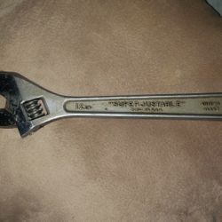 Vintage Adjustable Cresent Wrench 12 Inch