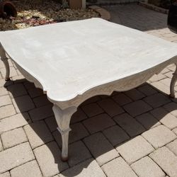 French Wood Coffee Table 