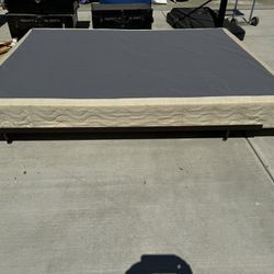 Full-size Frame And Box Spring 