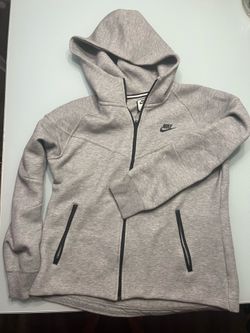 Nike Tech Fleece Full Zip Hoodie Heather Gray (Size L)