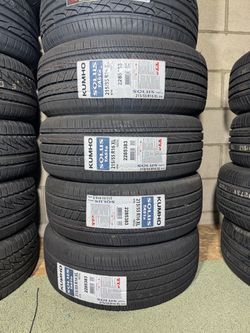 215/55R16 Kumho 4 New Tires mounted and balanced included