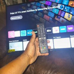 70-in LG Smart TV With TV Stand
