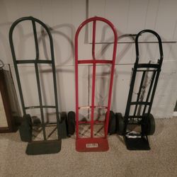 3 Two Wheel Dollies Two Of Them Brand New Selling All Three Of Them For $200