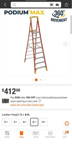 Ladder 8ft Podium Werner