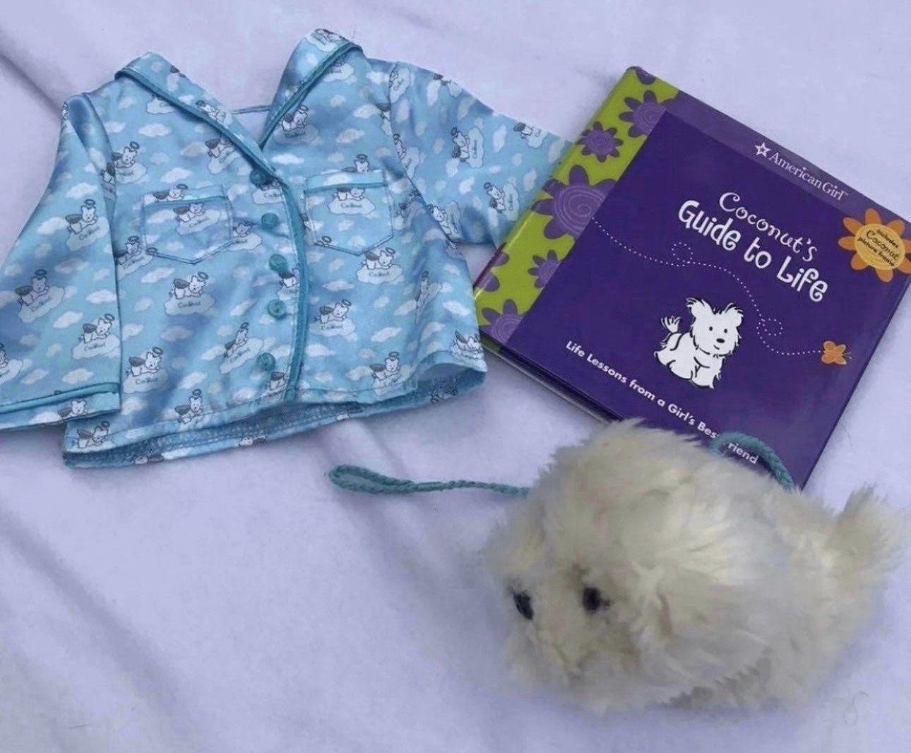 AMERICAN GIRL DOLL COCONUT SET DOG