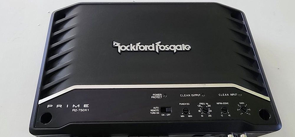 Rockford Fosgate R2-750X1 Prime 750 Watt 1Ohm Mono Punch Amplifier Class D