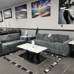 2PC Gray Sofa & Loveseat 💥Limited Offer💥