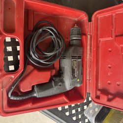 Craftsman 3/8 inch corded drill with case