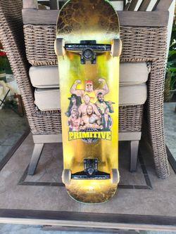 Like New primitive board,tensor trucks,enjoy wheels